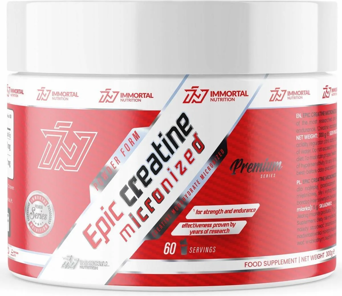 Immortal Nutrition Immortal Epic Creatine 300g